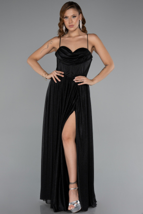Long Black Prom Gown ABU5175