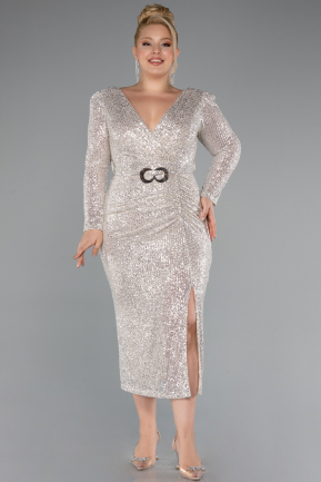 Midi Mink Plus Size Cocktail Dress ABK1956