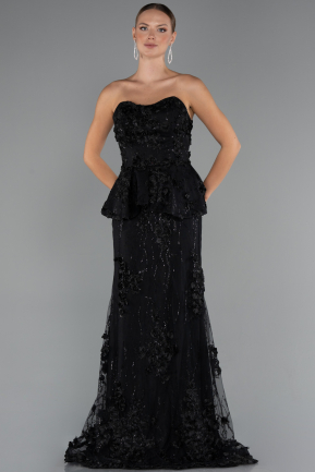 Long Black Evening Dress ABU5249