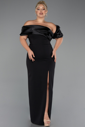Long Black Formal Plus Size Dress ABU5047