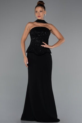 Long Black Evening Dress ABU5320