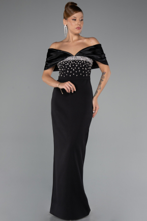 Long Black Evening Dress ABU5352