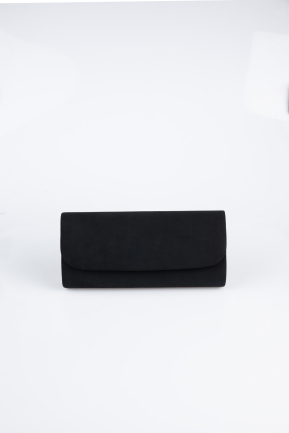 Black Suede Evening Bag KC202