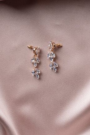 Gold-Rose Earring UK932