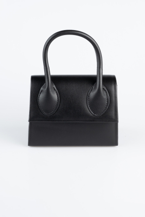 Black Leather Night Bag KC165