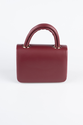Burgundy Leather Night Bag KC264