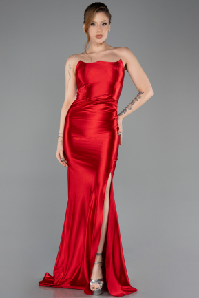 Long Red Prom Gown ABU5707