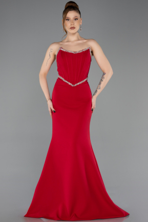Long Red Evening Dress ABU5747
