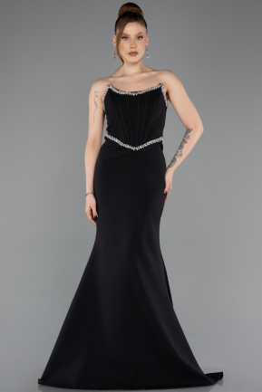 Long Black Evening Dress ABU5747
