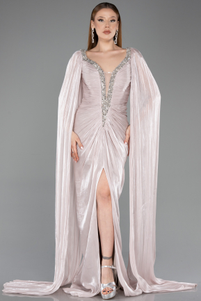 Long Mink Chiffon Evening Dress ABU5868