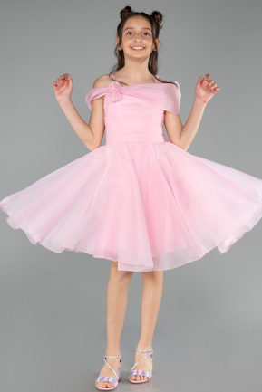 Short Pink Girl Dress ABK2566
