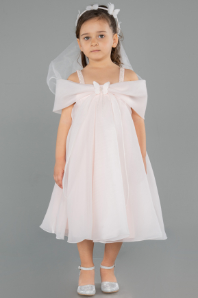 Short Salmon Girl Dress ABK2295