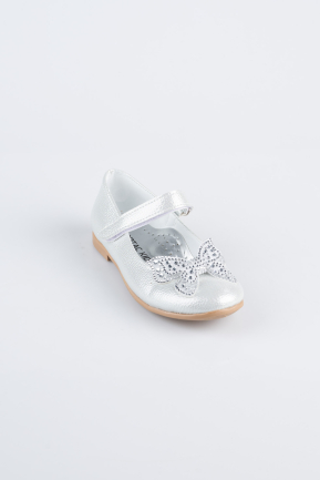Silver Crystal Flat Shoe OR3100