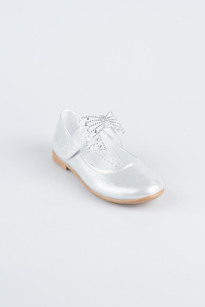 Silver Crystal Flat Shoe ORK3103