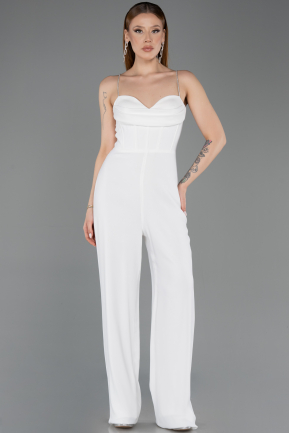Long White Cocktail Dress ABT137