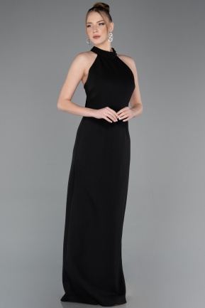 Long Black Prom Gown ABU5971