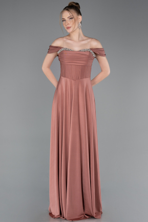 Long Onion Skin Prom Gown ABU5938