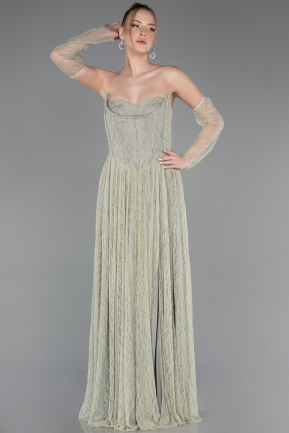 Long Mint Dantelle Evening Dress ABU5887