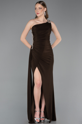 Brown Long Evening Dress ABU2964