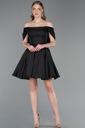 Short Black Cocktail Dress ABK2604
