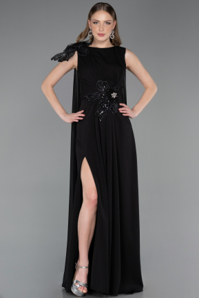 Long Black Evening Dress ABU6053