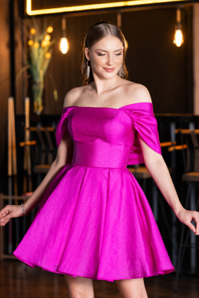 Short Fuchsia Cocktail Dress ABK2604