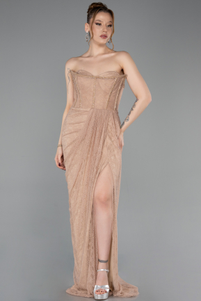 Long Copper Dantelle Evening Dress ABU5770