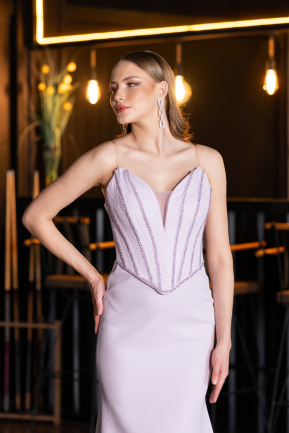 Lila Long Evening Dress ABU5568