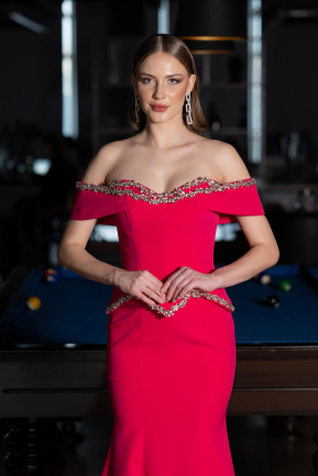 Fuchsia Long Mermaid Prom Dress ABU5755