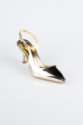 Gold Mirror Evening Shoe AB2102