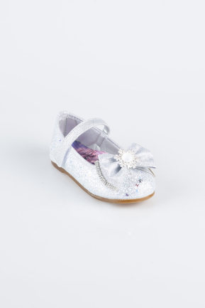 Silver Flat Shoe HR2605