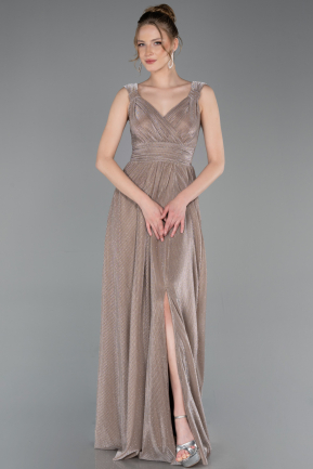 Bronze Long Prom Gown ABU6045