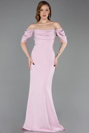 Long Powder Color Evening Dress ABU6167