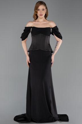 Long Black Evening Dress ABU6167