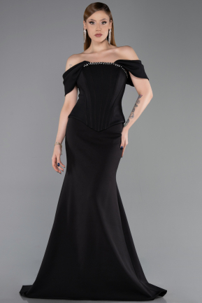 Black Long Evening Dress ABU6002