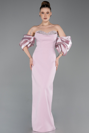 Long Powder Color Evening Dress ABU6204