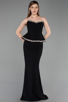 Long Black Evening Dress ABU6239