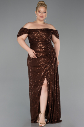 Long Scaly Plus Size Evening Dress ABU2973