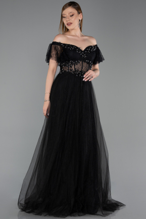 Long Black Evening Dress ABU6244