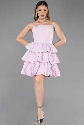 Short Powder Color Cocktail Dress ABK2656