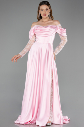 Long Satin Evening Dress ABU5054