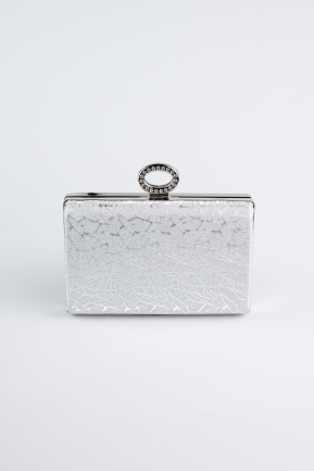 Silver Patterned Night Bag SH830