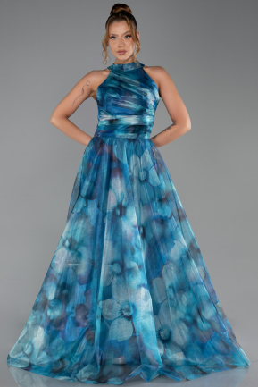 Long Oil Green Evening Dress ABU6294