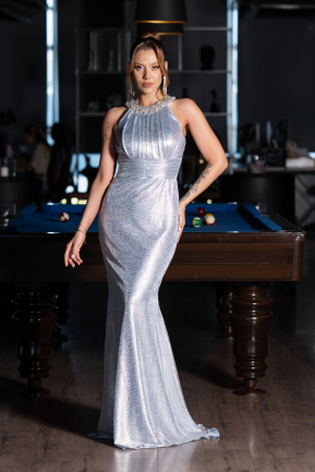 Long Light Blue Evening Dress ABU6295