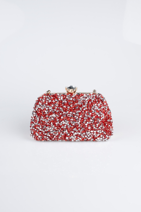 Red Satin Night Bag SH849