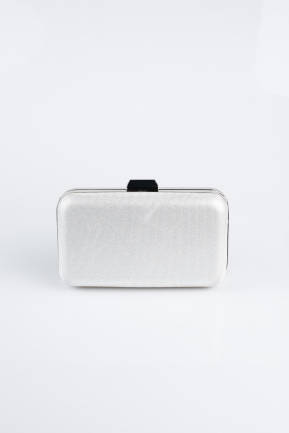 Silver Silvery Evening Bag SH827
