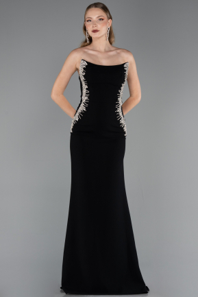 Long Black Evening Dress ABU6374