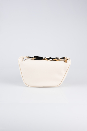 Cream Leather Night Bag KC476