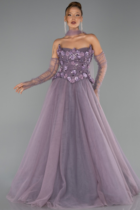 Long Lavender Evening Dress ABU6523