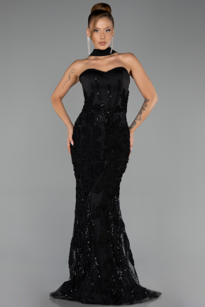 Long Black Evening Dress ABU6442